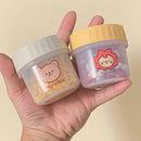 Ljojo Mini Pill Box with Handle: Clear Sealed Moisture-Proof Medicine Organizer