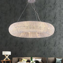 Ljojo Luxury Loft Chandelier: Modern Crystal Pendant Lights for Living Room.