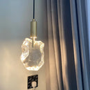Ljojo Modern Crystal Chandelier LED Pendant Light Elegant Home Decor Hanging Lamp