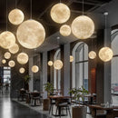 Nordic Moon Led Pendant Lights Chandeliers for Living Room & Bedroom by Ljojo