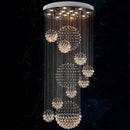 Ljojo Luxury Crystal LED Chandelier for Large Villa, Hotel, Kitchen, Staircase & Bedroom