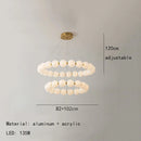 Modern LED Chandelier for Living Room Nordic Dining Room Pendant Lamps by Ljojo