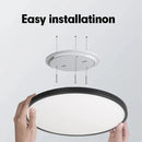 Ljojo 20" LED Smart Ceiling Lamp with Remote Control for Bedroom and Living Room
