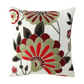 Embroidered Bohemian Pillow Cover by Ljojo - 45x45 Decorative Cushion Case
