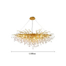 Gold Crystal Tree Branch Chandelier Modern Luxury Pendant Light by Ljojo