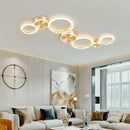 Modern LED Ceiling Light Fixture Brushed Aluminum Living Room Dining Bedroom Lamp Ljojo