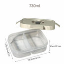 Ljojo 4 Grids Refrigerator Food Storage Box Kitchen Organizer