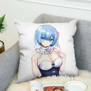 Ljojo 45x45 Cushions Covers for Bed Pillows, Sofa Anime Body Home Decor