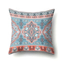 Abstract Geometric Bohemian Pillowcase in Colorful Exotic Style by Ljojo