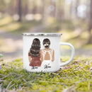 Enamel Mug Custom Name Tea Coffee Wine Mugs for Maid of Honor by Ljojo