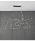 Ljojo Luxury Gold/Silver Starry Chandelier for Living, Bedroom, Dining Room