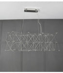 Ljojo Luxury Gold/Silver Starry Chandelier for Living, Bedroom, Dining Room