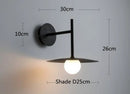 Nordic Designer LED Wall Light for Bedroom Black Indoor Lighting by Ljojo