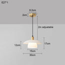 Nordic Glass Copper LED Pendant Lamp by Ljojo - Modern Bedroom Chandelier for Home Decor & Restaurant