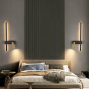 Ljojo LED Swing Spotlight Wall Lamp Adjustable for Bedside Reading or Living Room Sconce
