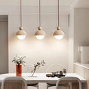 Japanese Style Yellow Stone LED Pendant Light for Living Room Kitchen Island - Ljojo