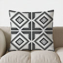 Geometric Square Design Throw Pillow Cover by Ljojo