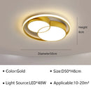 Minimalist Ring LED Ceiling Lamp for Bedroom | Modern Indoor Lighting Fixture by Ljojo