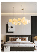 Nordic Designer Bubble Chandelier Modern Round Ball Pendant Light for Living Room by Ljojo