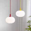 Ljojo Bauhaus Glass Pendant Lamp Minimalist Hanging Chandelier for Kitchen Living Room