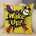 Ljojo Letters Print POP ART Pillowcase - Home Decor Cushion Cover