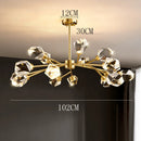 Crystal Chandelier Pendant Light Luxury - Ljojo - Indoor Lighting Dining Room Living Room