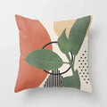 Ljojo Minimal Line Abstract Sun Pattern Plush Pillow Case