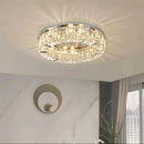 High-end Crystal Round Chandelier for Living Room & Bedroom Decor by Ljojo