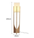 Ljojo Industrial Standing LED Floor Lamp Modern Retro Art Creative Living Room Chandelier