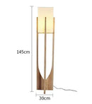 Ljojo Industrial Standing LED Floor Lamp Modern Retro Art Creative Living Room Chandelier