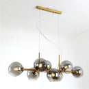 Glass Chandelier Nordic Style Black Ball Pendant Light for Dining Kitchen Living Room by Ljojo