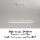 Ljojo Minimalism Line LED Pendant Light for Living Room, Dining Room, Bedroom