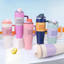 Ljojo 40oz Stainless Steel Vacuum Flask Sport Travel Mug with Handle