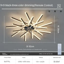 Ljojo Luxury Modern Ceiling Fan Lamp for Living & Dining Room