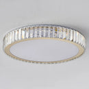 Crystal Round Ceiling Lamp Light for Living Room Luxury Bedroom Study Room by Ljojo