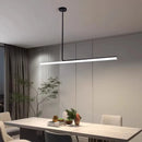 Minimalis Long Tube Led Chandelier Pendant Light Fixture for Dining Room by Ljojo