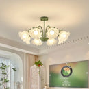 Ljojo French Pendant Light: Nordic Flower Led Lighting Fixture for Home Decoration