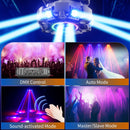 Ljojo™ 150W RGBW Moving Head Light for DJ Disco Party - Voice Control & DMX