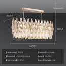 Crystal Villa Chandelier Long Stairway Light Luxury Modern Ljojo