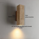 Ljojo LED Wall Lamp Switch Bedroom Yellow Travertine Stone Black Iron Zen Light