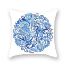 Geometric Mandala Flower Print Pillowcase for Home Decor by Ljojo
