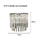 Ljojo Luxury Crystal Ceiling Chandelier LED Modern Chrome Hanging Lamps for Living Room Decor