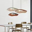 Lotus Leaf Modern Chandelier Living Room LED Ceiling Pendant Lamp Art Deco White - Ljojo