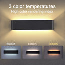 Ljojo 16W Remote Control Dimming LED Wall Light Modern Indoor Wall Lamp