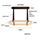 Dimmable Led Marble Design Leather Chandelier - Modern Hanging Lamps by Ljojo