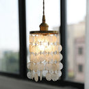 Japanese Style Wind Chimes Bedside Copper Chandelier Luxury Shell Pendant Lighting by Ljojo