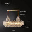 Ceiling Chandeliers 2025 LED Hanging Lamps - Luxury Light Fixture for Dining Room by Ljojo