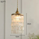 Japanese Style Wind Chimes Bedside Copper Chandelier Luxury Shell Pendant Lighting by Ljojo
