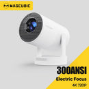 Ljojo™ Magcubic HY300 4K Portable Projector with Speaker & Android11