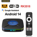 Ljojo™ K8 Android TV Box RK3518 Quad Core 4K Video BT5.0 Voice Assistant Wifi6